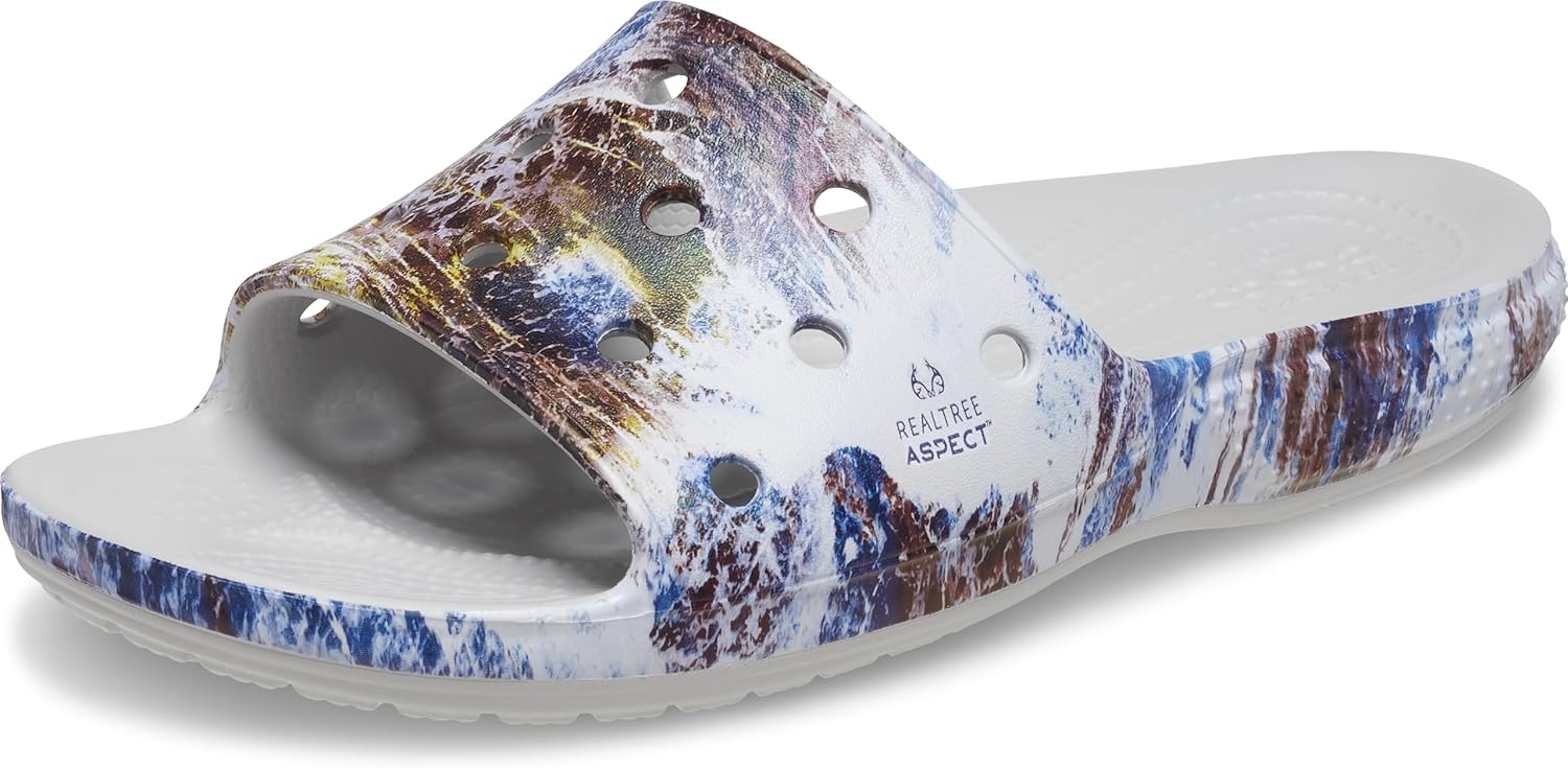 Crocs Unisex Adult Classic Graphic Slides