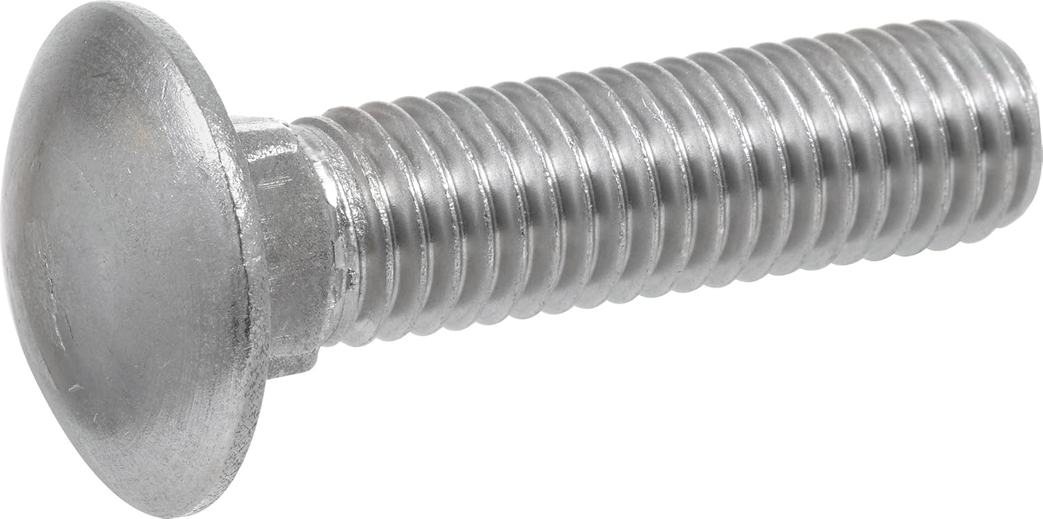 Hillman, 5/16 x 2-Inch, 832570 Stainless Steel Carriage Bolt, 50-Pack, Color